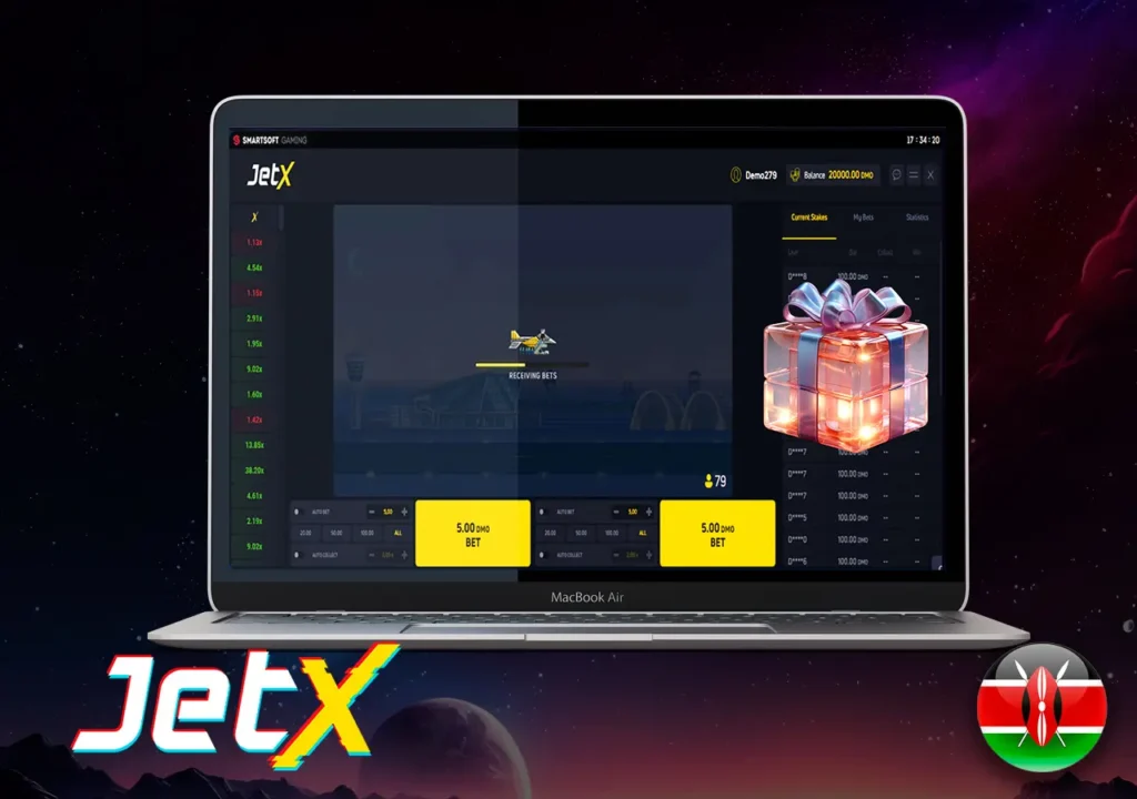 Bonuses and promotions in JetX slot for Kenyans